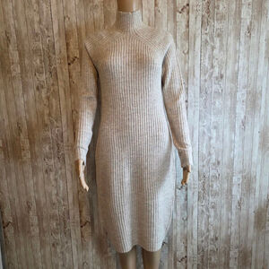 Women's Nelly & Rose Beige Sweater Dress Size S